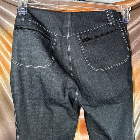 Bespoke 00’s Black Denim Jacket and Jeans with Contrast Stitching. C3 - Picture 9 of 11